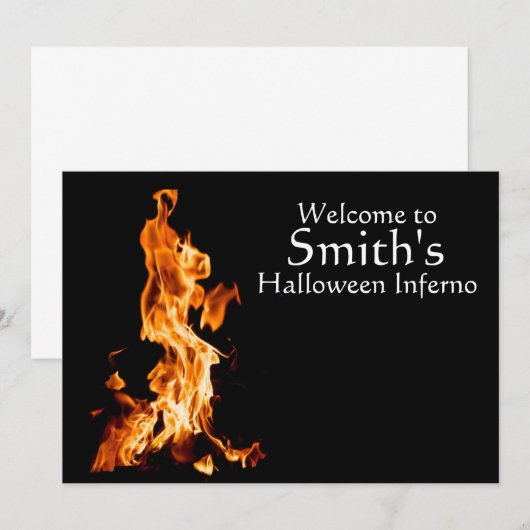 Invitation Feu (Devant / Derrière)