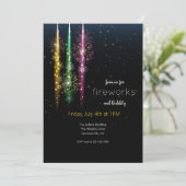 Invitation Feu d'artifice (Debout devant)