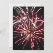 Invitation Feu d'artifice 4 juillet (Dos)