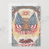 Invitation Feu d'artifice Bell Liberty (Devant)