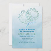 Invitation Feu d'Artifice Classic Blue US 250 Ans (Dos)