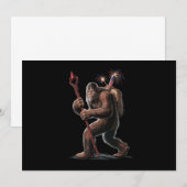 Invitation Feu d'artifice de Bigfoot 4 juillet Drapeau améric (Devant / Derrière)