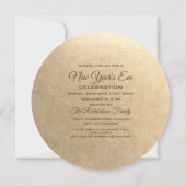 Invitation Feu d'artifice du Nouvel An 2024 (Dos)