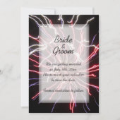 Invitation Feu d'artifice mariage Enregistrer la date Faire-p (Devant)