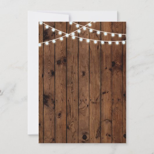 Invitation Feu d'artifice sur le lac Soirée (Dos)