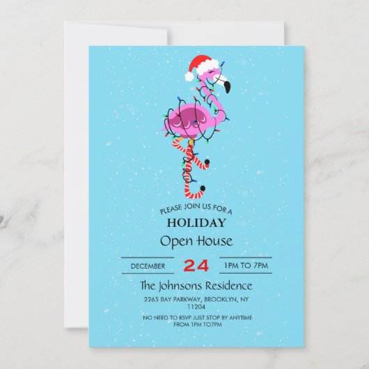 Invitation Feu de Christmas (Devant)