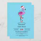 Invitation Feu de Christmas (Devant / Derrière)