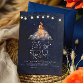 Invitation Feu de jardin moderne pour faire la fête