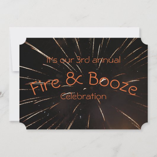 Invitation Feu de juillet (Devant)