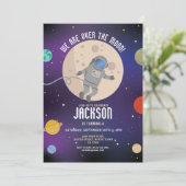 Invitation Feu de l'espace Galaxy Anniversaire de la fête de  (Debout devant)