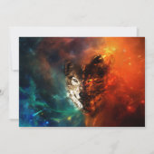 Invitation Feu de loup et glace (Dos)