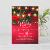 Invitation Feu de neige Holly Feux de suspension (Debout devant)