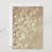 Invitation Feu de Noël d'entreprise en or (Dos)