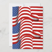 Invitation Feu de travail blanc rouge et bleu barbecue 4 juil (Dos)