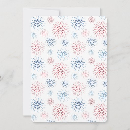 Invitation Feu d'Indépendance 1er anniversaire (Dos)