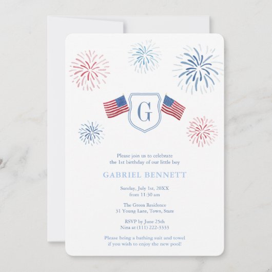 Invitation Feu d'Indépendance 1er anniversaire (Devant)