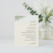 Invitation Feuillage 4.25x5.5 (Debout devant)