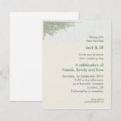 Invitation Feuillage 4.25x5.5 (Devant / Derrière)