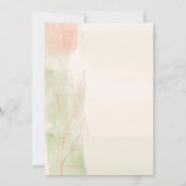 Invitation Feuillage Aquarelle (Dos)