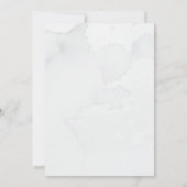 Invitation Feuillage commémoratif DES ANNÉES DE TRAVAIL (Dos)