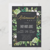 INVITATION FEUILLAGE DE EUCALYPTUS SUCCULENT AQUARELLE RETRAI (Devant)