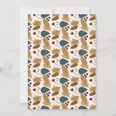 Invitation Feuillage de Friendsgiving pour la fête de Thanksg (Dos)