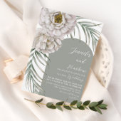 Invitation Feuillage et Mariage d'arc de feuillage et d'arc t