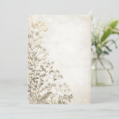 Invitation Feuillage Sepia Top Fade | Russe automne-hiver Inv (Debout devant)