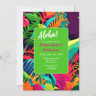 Invitation Feuillage Tropical