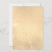 Invitation Feuillage tropical géométrique 50e anniversaire (Dos)