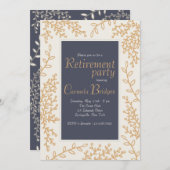 Invitation Feuille à main (Devant / Derrière)