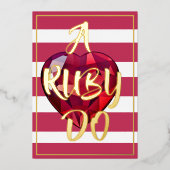 Invitation Feuille d'aluminium (Recto)