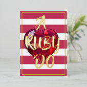 Invitation Feuille d'aluminium (Debout devant)