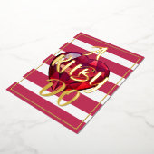 Invitation Feuille d'aluminium (Rotation)