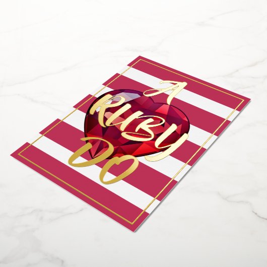 Invitation Feuille d'aluminium (Rotation)