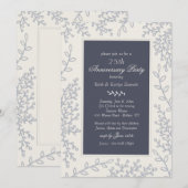 Invitation Feuille d'Argent (Devant / Derrière)