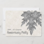 Invitation Feuille d'automne de 25e anniversaire de mariage a (Devant)