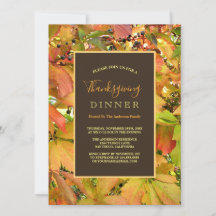 feuille de la vigne sauvage d'automne Thanksgiving