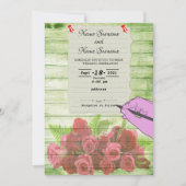 Invitation Feuille de papier (Devant)