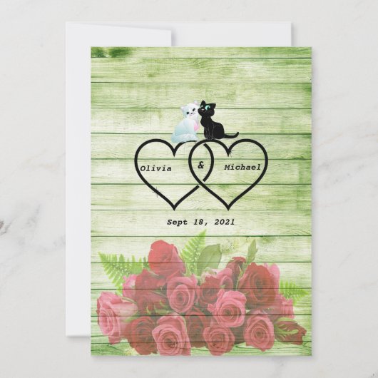 Invitation Feuille de papier (Dos)