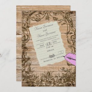 Invitation Feuille de papier