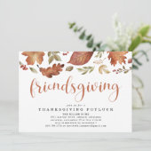 Invitation Feuille de remerciement (Debout devant)