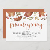 Invitation Feuille de remerciement (Devant / Derrière)