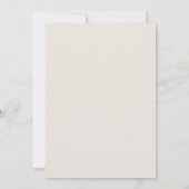 Invitation Feuille de Veine Sienne Or Mariage (Dos)