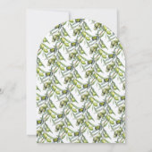 Invitation Feuille de verdure Aqiqa Aqeeqa islamique Invitati (Dos)