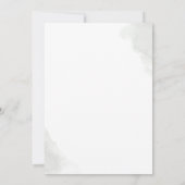 Invitation Feuille d'or Eucalyptus Vert Baby shower mignon (Dos)