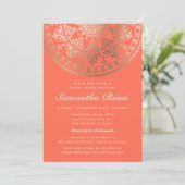 Invitation Feuille d'or faite sur commande d'invitations de (Debout devant)