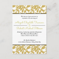 Feuille d'or moderne du milieu du siècle - 3x5 Fai