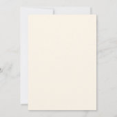 Invitation Feuille dorée élégante Crème espagnole Nuestra Bod (Dos)