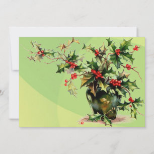 Invitation Feuille Holly